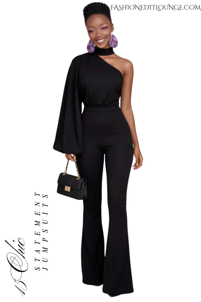 15 Chic Statement Black Jumpsuits That Redefine Style