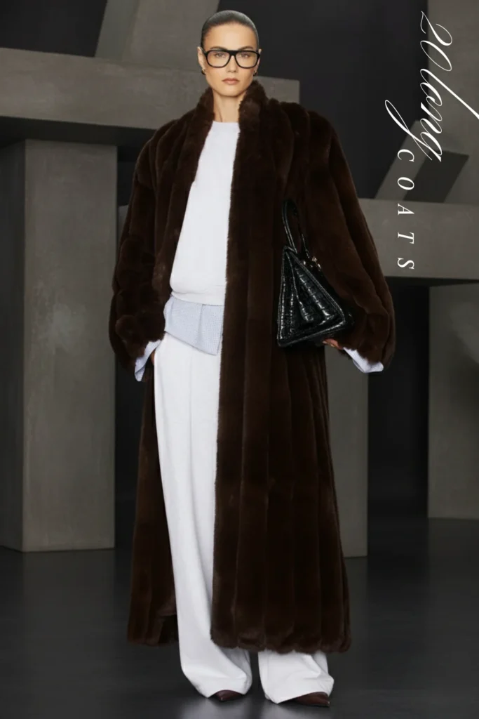 20 Luxury Long Coats Perfect for Cold Weather & Christmas Looks