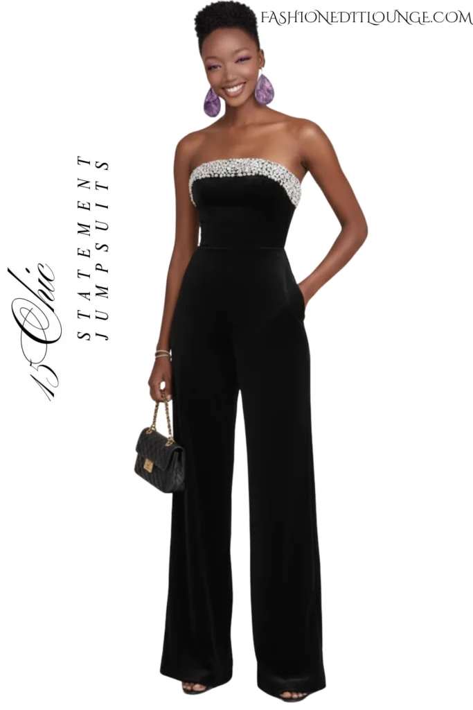 15 Chic Statement Black Jumpsuits That Redefine Style