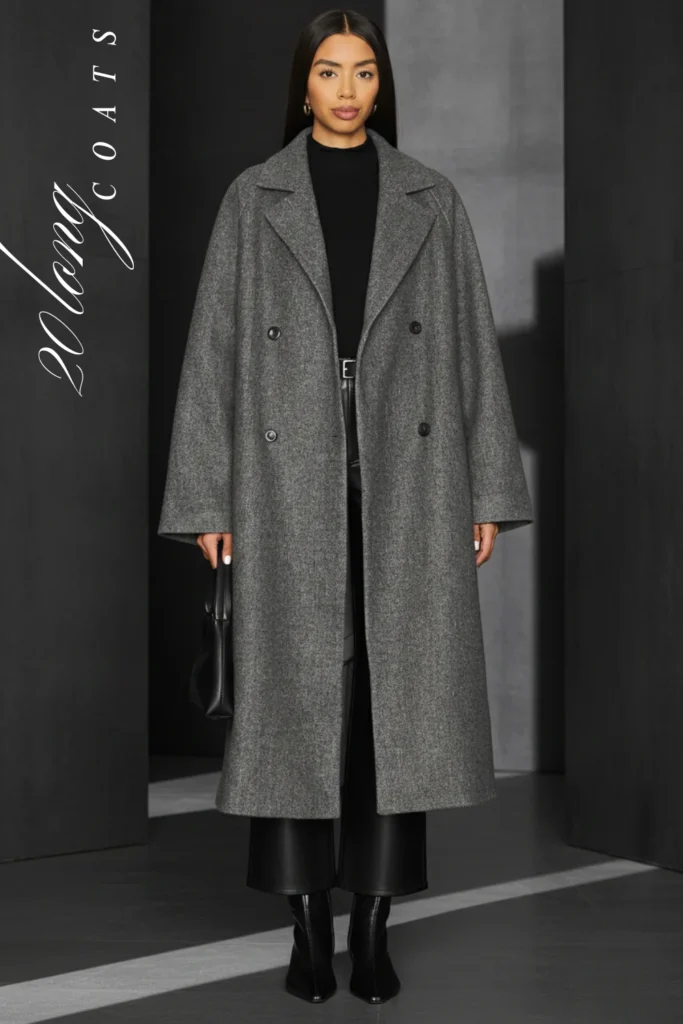 20 Luxury Long Coats Perfect for Cold Weather & Christmas Looks