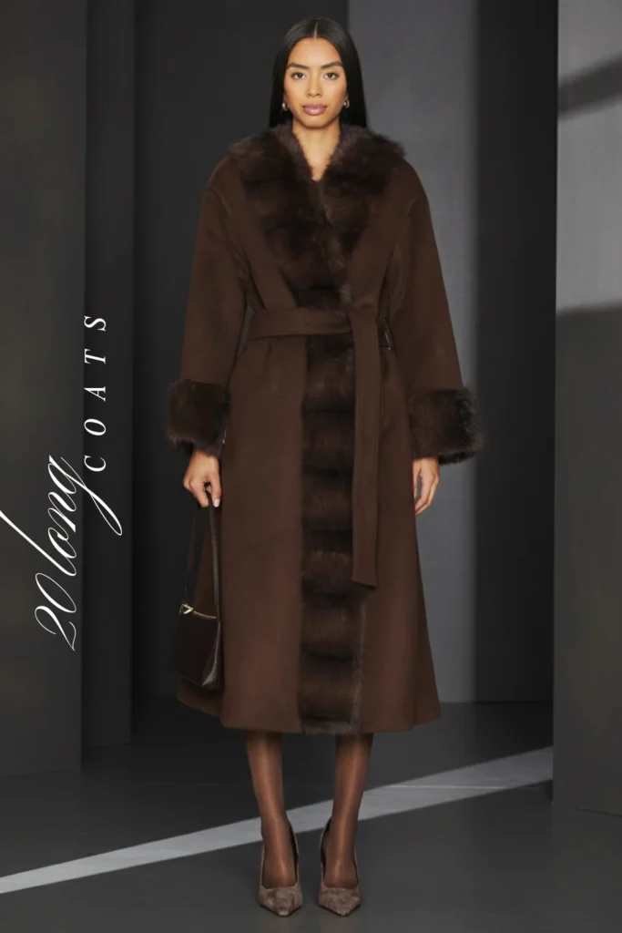 20 Luxury Long Coats Perfect for Cold Weather & Christmas Looks