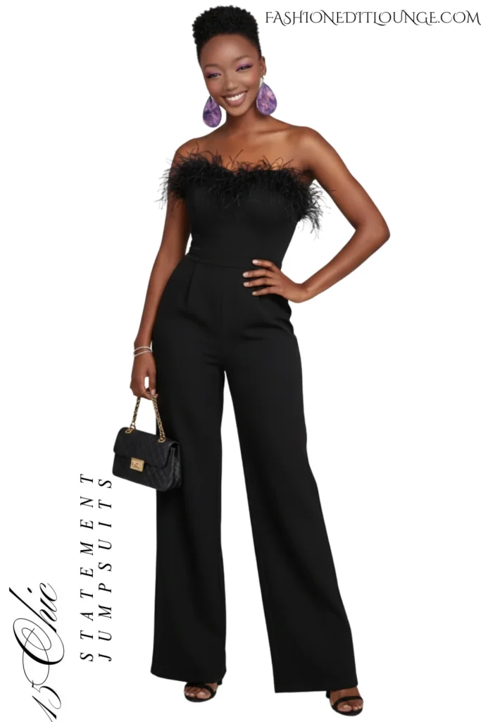 15 Chic Statement Black Jumpsuits That Redefine Style