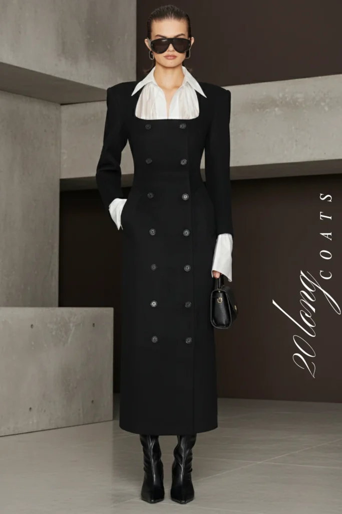 20 Luxury Long Coats Perfect for Cold Weather & Christmas Looks