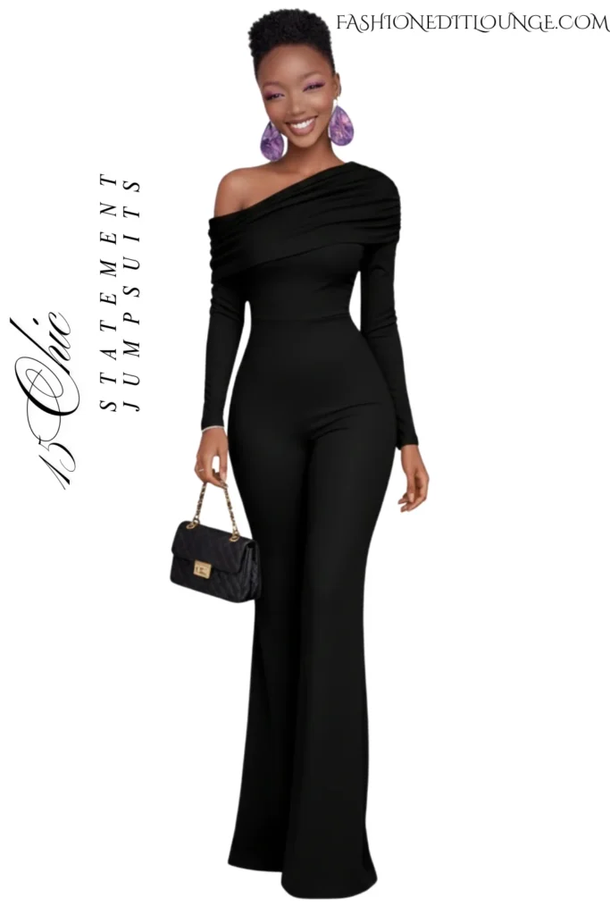 15 Chic Statement Black Jumpsuits That Redefine Style