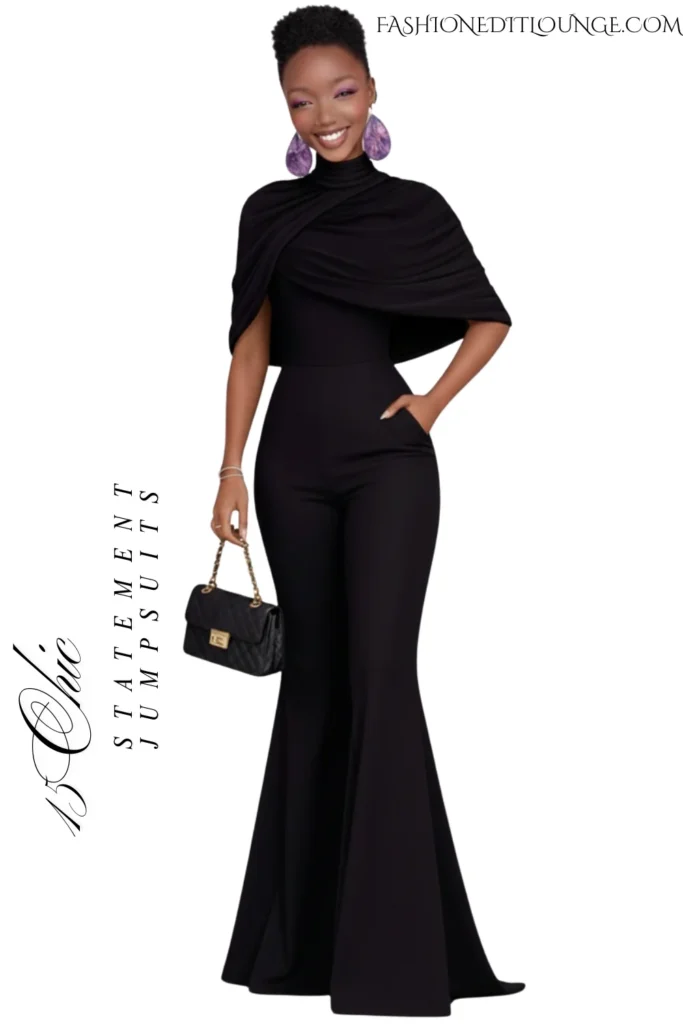 15 Chic Statement Black Jumpsuits That Redefine Style
