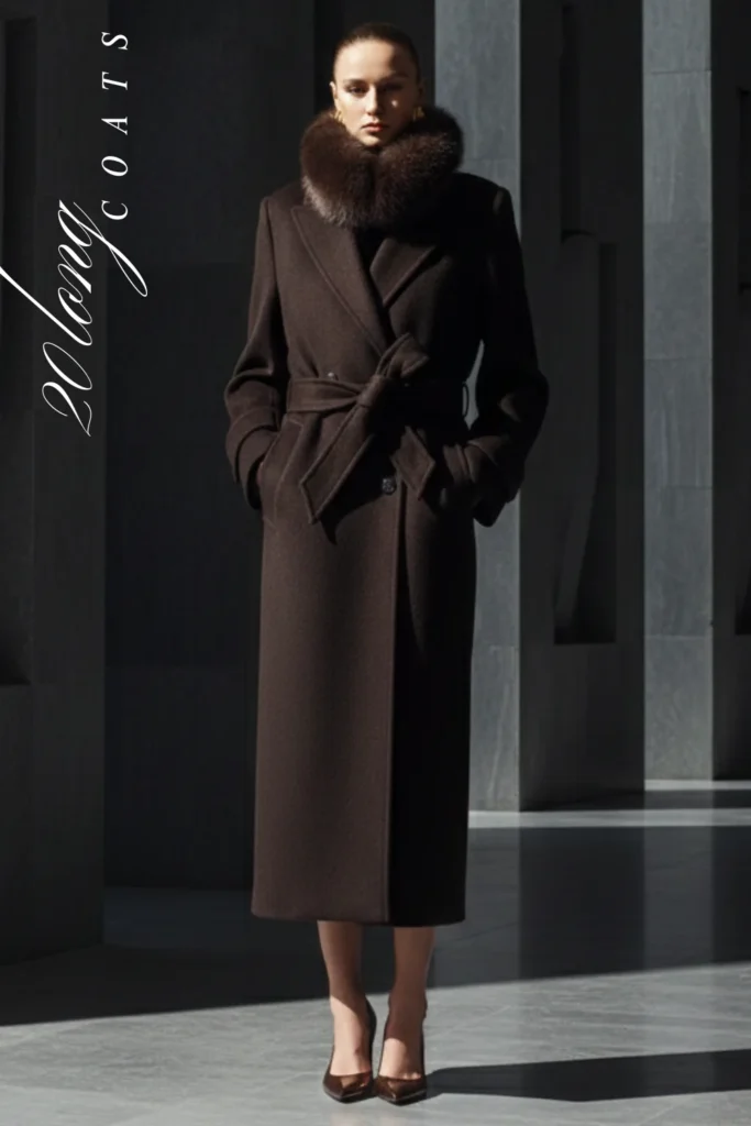 20 Luxury Long Coats Perfect for Cold Weather & Christmas Looks