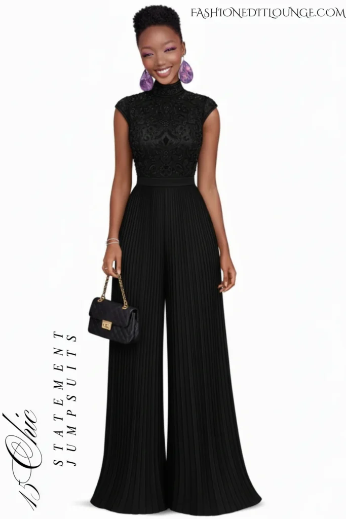 15 Chic Statement Black Jumpsuits That Redefine Style