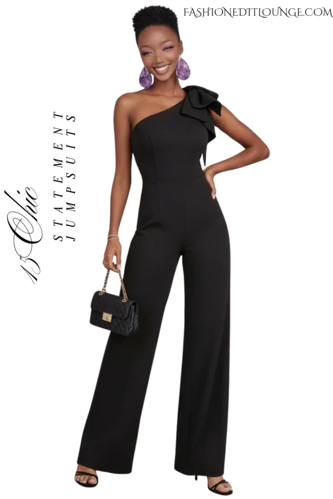 15 Chic Statement Black Jumpsuits That Redefine Style