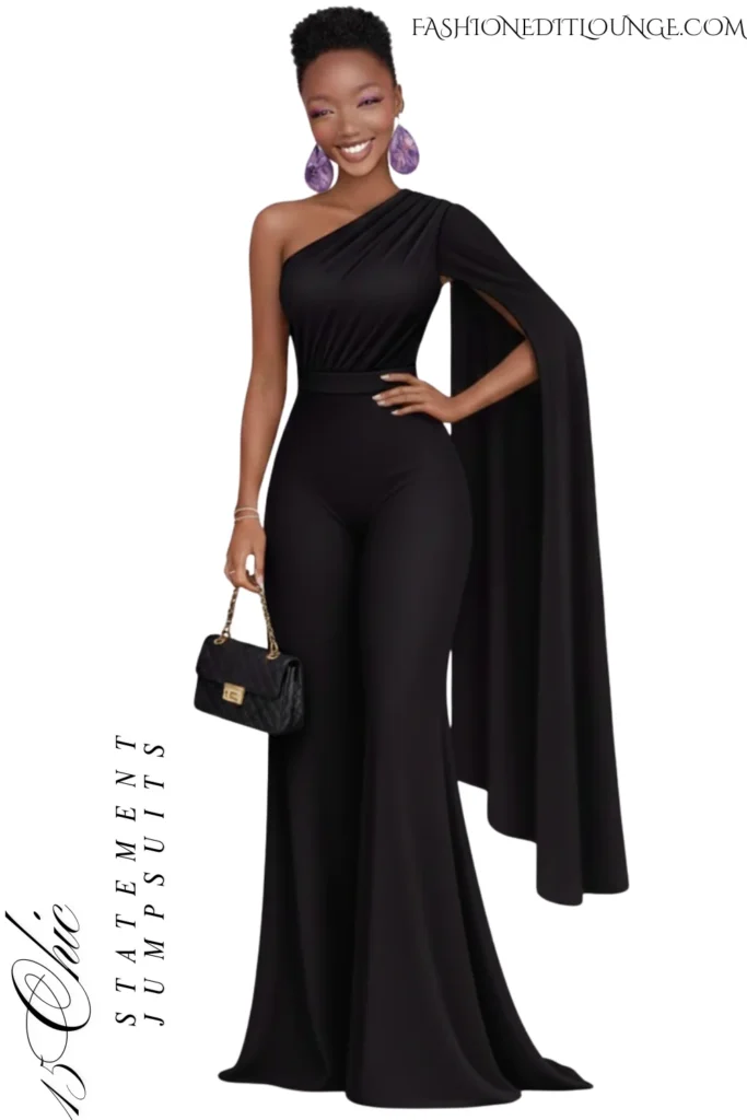 15 Chic Statement Black Jumpsuits That Redefine Style