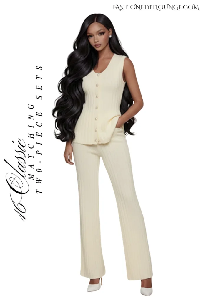 16 Classic Matching Two-Piece Sets That Make Getting Dressed Effortless