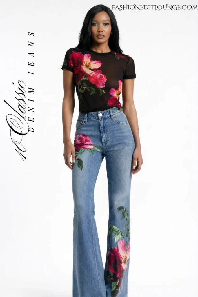 10 Stylish Women’s Denim Jeans That Instantly Elevate Your Wardrobe| From Statement Denim to Timeless Flare Fits