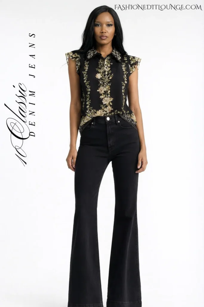 10 Stylish Women’s Denim Jeans That Instantly Elevate Your Wardrobe| From Statement Denim to Timeless Flare Fits