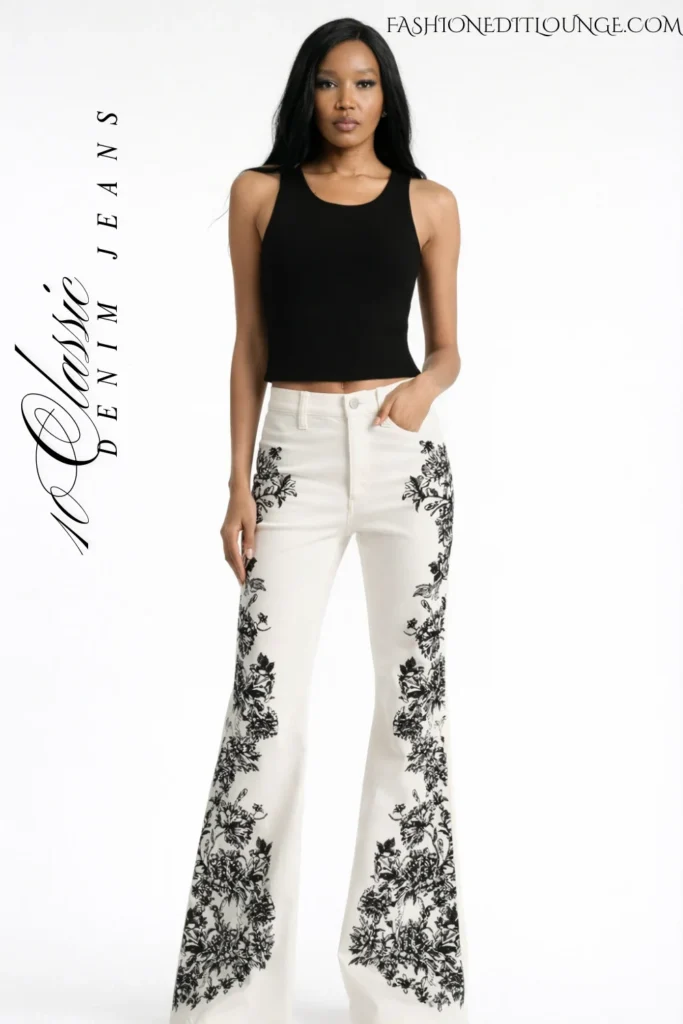 10 Stylish Women’s Denim Jeans That Instantly Elevate Your Wardrobe| From Statement Denim to Timeless Flare Fits