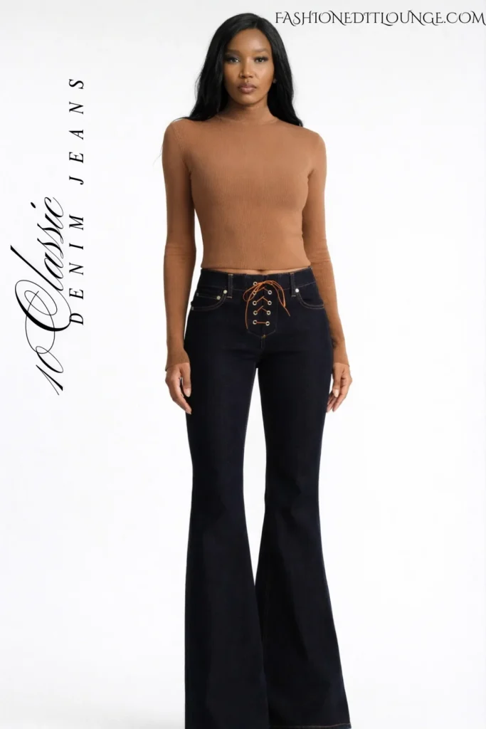 10 Stylish Women’s Denim Jeans That Instantly Elevate Your Wardrobe| From Statement Denim to Timeless Flare Fits